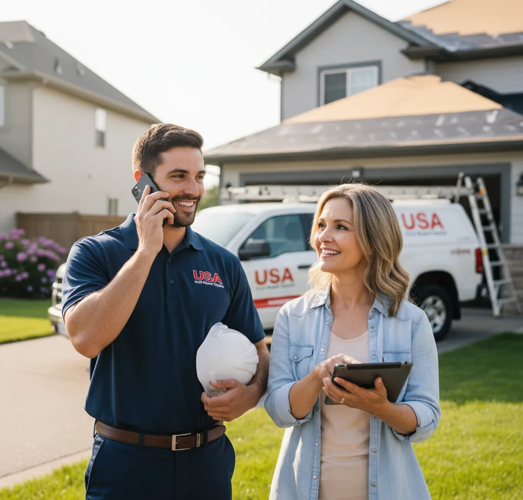 USA Roof Repair Experts customer support in Modesto